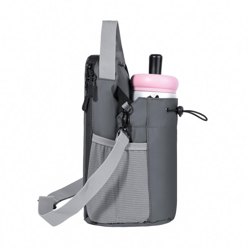 Multiple Pockets Magnetic Gym Bag, Water Bottle Holder Crossbody Bag, Durable Nylon with Safety Straps, Convenient Dumbbell Accessories, Suitable for Gym, Fitness and Yoga, Gym Accessories