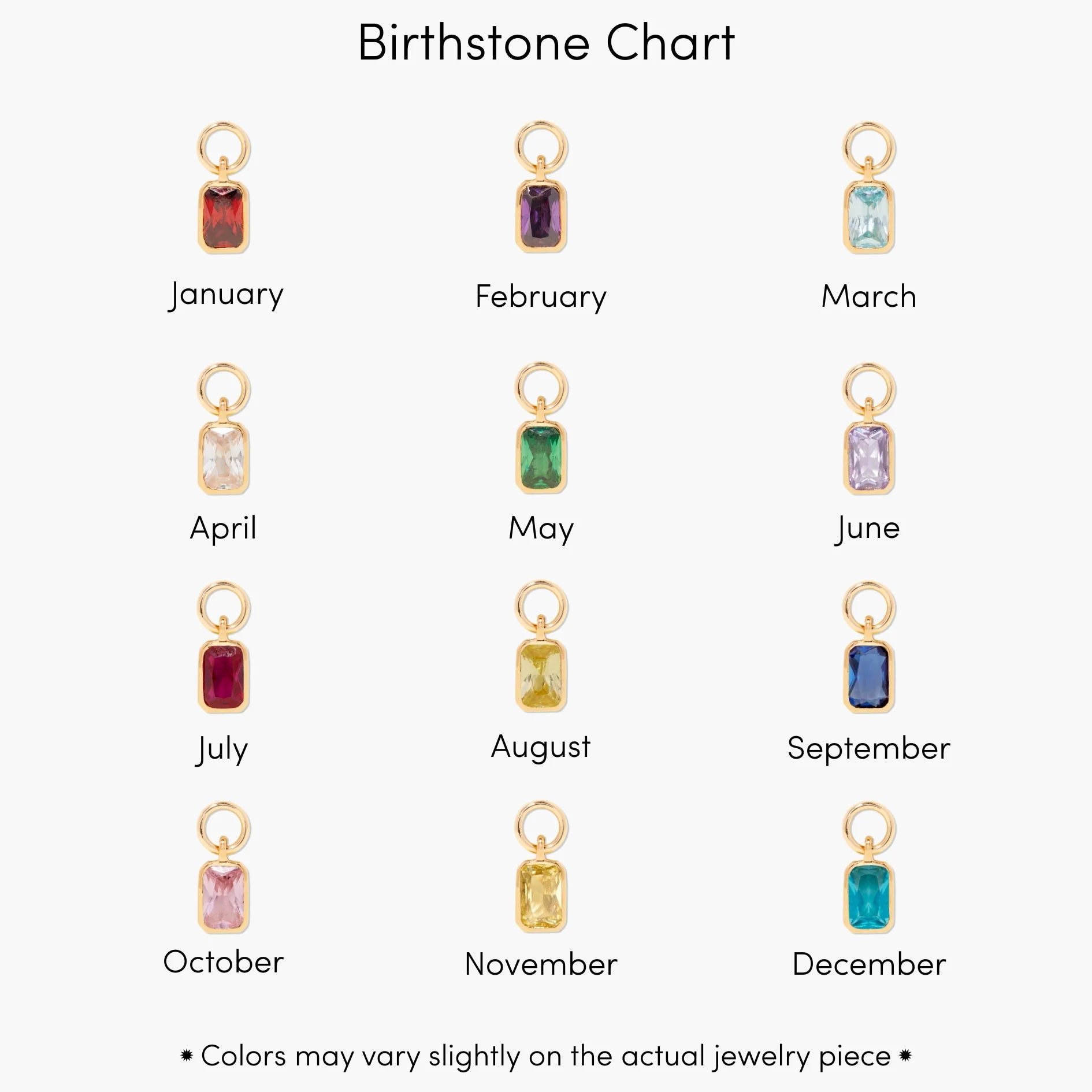 Birthstone Bracelet