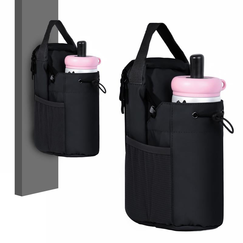 Multiple Pockets Magnetic Gym Bag, Water Bottle Holder Crossbody Bag, Durable Nylon with Safety Straps, Convenient Dumbbell Accessories, Suitable for Gym, Fitness and Yoga, Gym Accessories