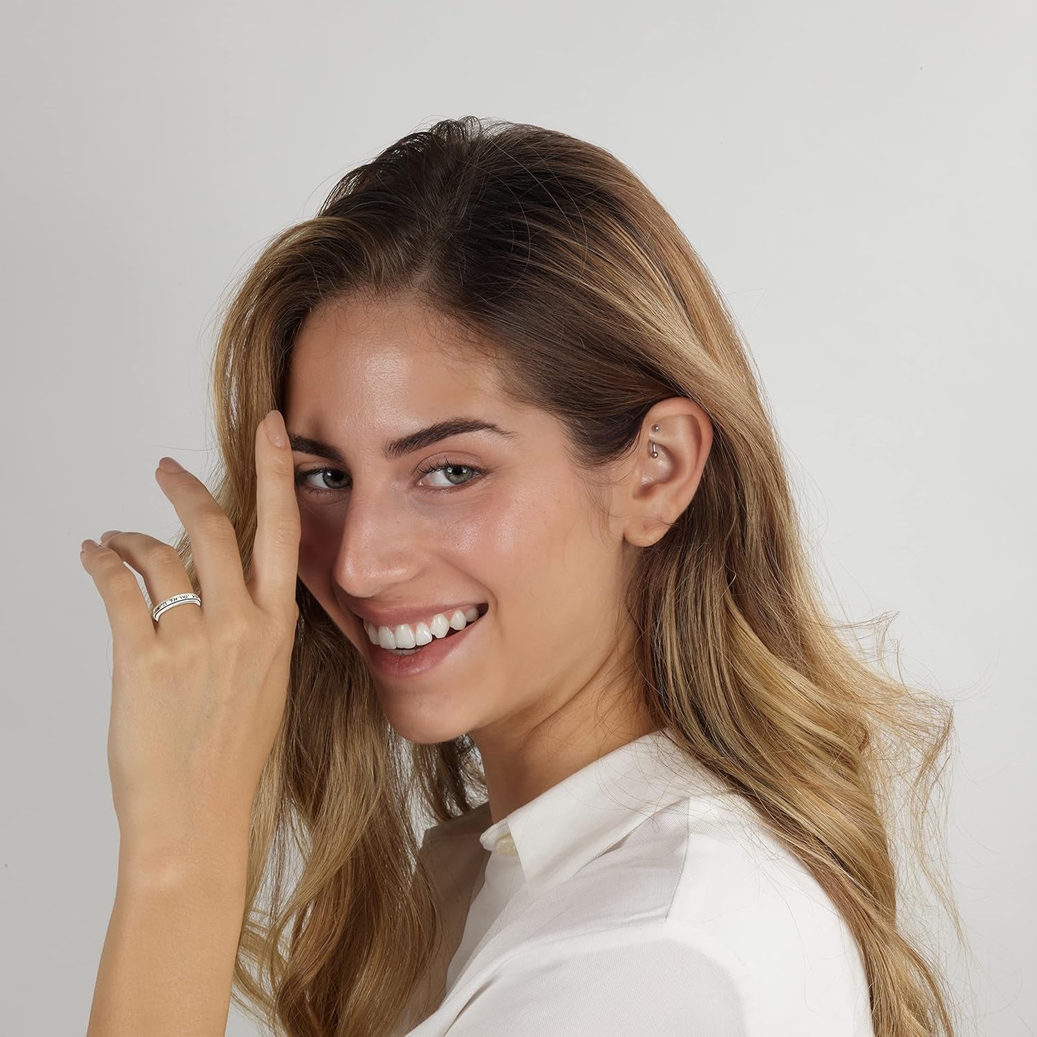  Sterling Silver Spinner Ring